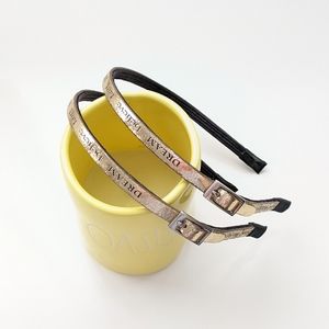 Good Work(s) Metallic Leather Headbands